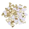 Satin Herzen Blütenblätter - Konfetti - Hochzeiten / Tische / Betten / Valentine's Dekoration - 100 Stück - 35mm