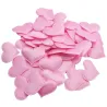 Satin hjärtan kronblad - confetti - bröllop / bord / sängar / Alla hjärtans dekoration - 100 bitar - 35mm