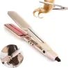 2 in 1 - raddrizzatore per capelli in ceramica / curler - ion infrarossi