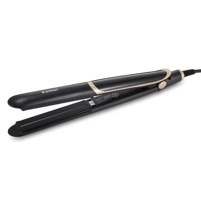 2 en 1 Kemei - redresseur céramique / curler - revêtement thermostatique infrarouge