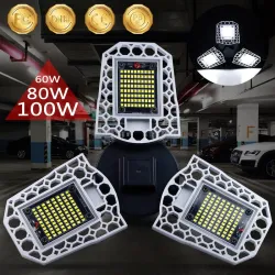 LED bulb - foldable lamp - high power - E27 - 110V - 220V - 40W - 60W - 80W
