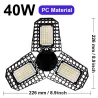 ampoule LED - lampe pliable - haute puissance - E27 - 110V - 220V - 40W - 60W - 80W