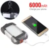 Portable lantern - camping / tent light - dimmable - emergency power bank - waterproof - 6000mAh