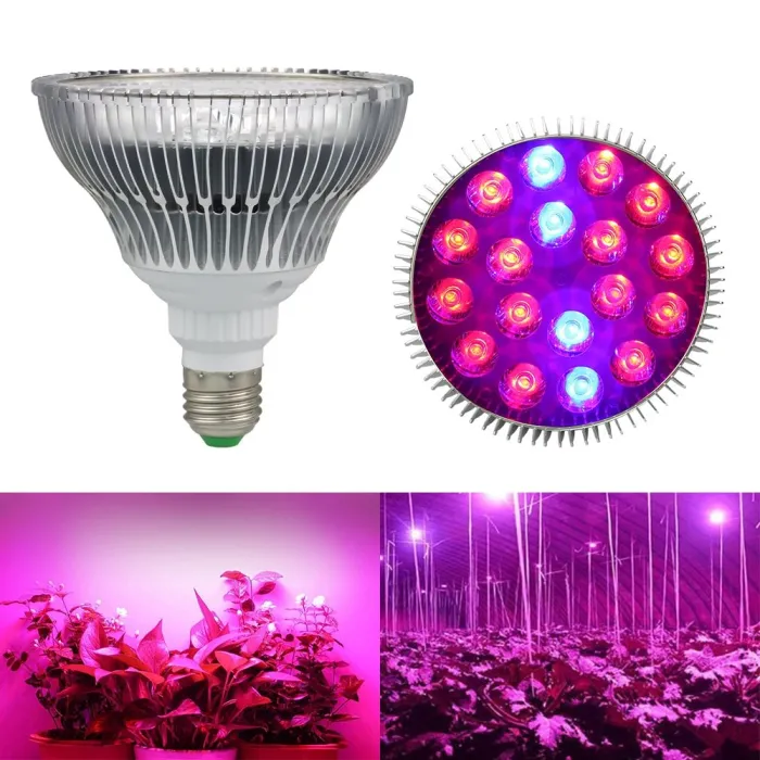 Phytolamp - Lumière de croissance LED - E27 - 5W - 7W - 9W - 12W - 15W - 18W