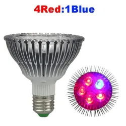 Phytolamp LED växer ljus - E27 - 5W - 7W - 9W - 12W - 15W - 18W