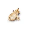 BrochesPerro pequeño - broche dorado