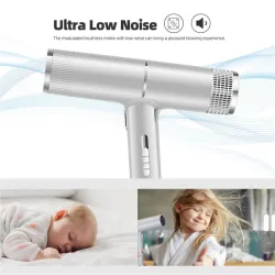 CabelloSecador de pelo profesional- iónico - gris 220V