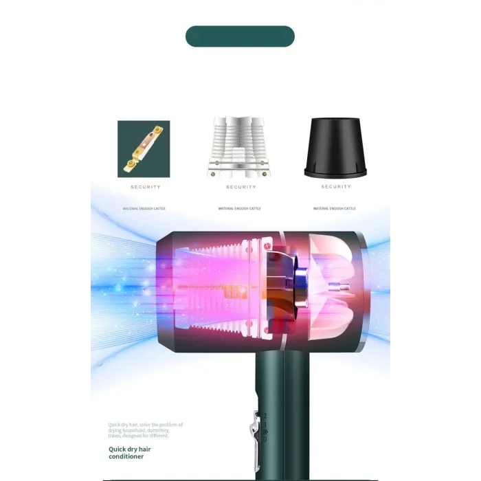 Sèche-cheveux professionnel - 100 - 240V - 1400W