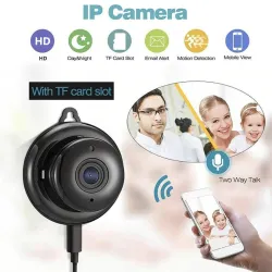 Mini caméra de sécurité WiFi CCTV - P2P - IP - IR vision nocturne - détection de mouvement - moniteur bébé