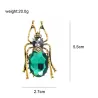 Cristaux verts - broche