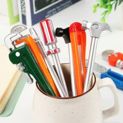 Gereedschap vormige pen - hamer - mes - 6 stuksPennen & Potloden