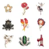 Parottes - dragonfly - grenouille - fleur - ballerine - bouleau de cristal
