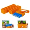 18650 battery fixture - single row - double sided spot welding - lithium battery pack holder