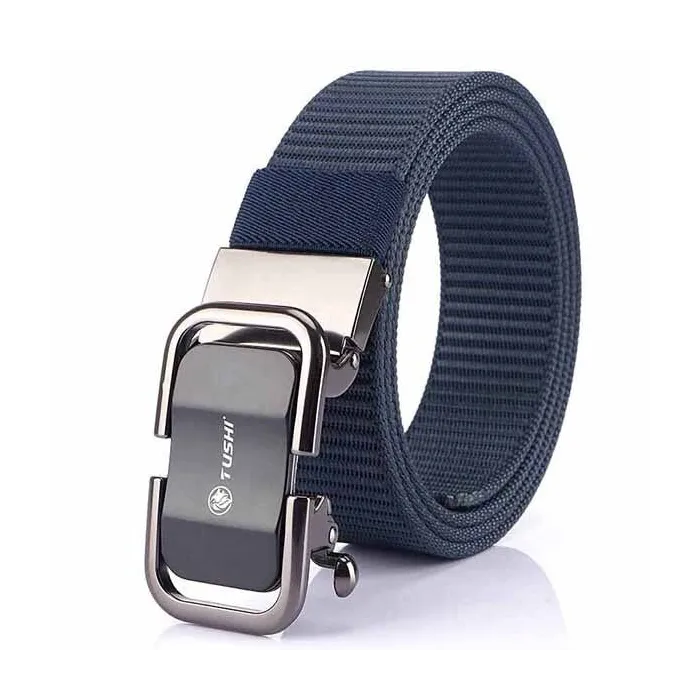 Militär nylonbälte med automatisk buckle