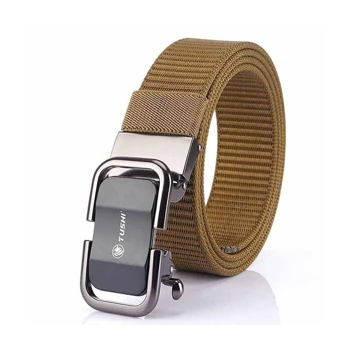 Militär nylonbälte med automatisk buckle