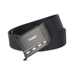 Ceinture en nylon militaire avec boucle métallique