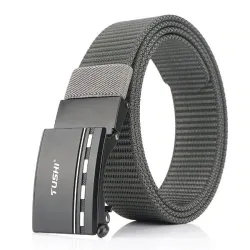 Correia de nylon militar com fivela de metal