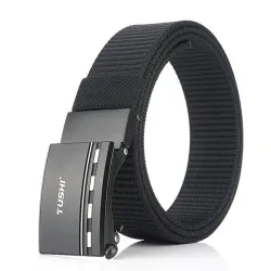 Ceinture en nylon militaire avec boucle métallique