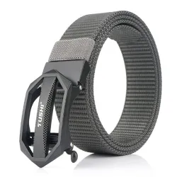 Correia de nylon tática com fivela de metal - ajustável
