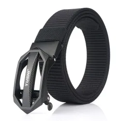 Ceinture en nylon tactique avec boucle métallique - réglable