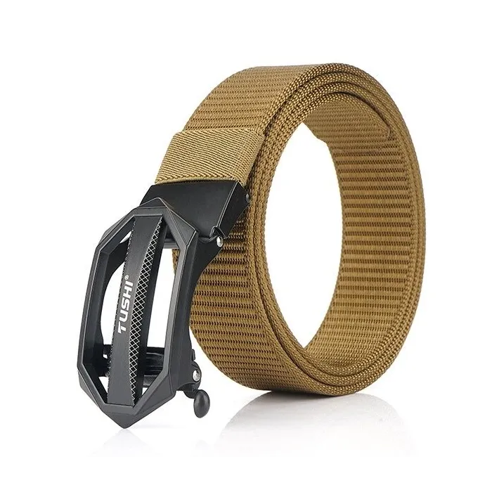 Correia de nylon tática com fivela de metal - ajustável
