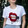 Blusas y camisasLabios rojos - bala - Amor - camiseta impresa