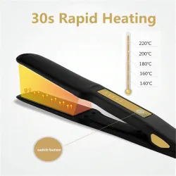 Keramische Haargerade - Temperaturanpassung - ionisch - trocken / nasses Haar