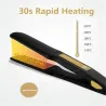 Ceramic hair straightener - temperature adjustment - ionic - dry / wet hair