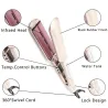 2 in 1 - ceramic hair straightener / curler - ion infrared