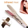 2 in 1 - ceramic hair straightener / curler - ion infrared