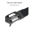 Ceinture en nylon tactique avec boucle métallique - réglable