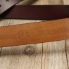 CinturónCinturón de cuero genuino - hebilla de pin de metal vintage