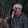 Biokemisk zombie mask - med lång tunga - latex - Halloween / maskerader