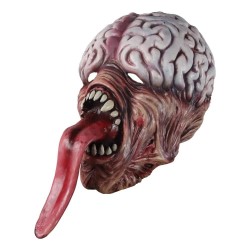 Masque zombie biochimique - avec une langue longue - latex - Halloween / masquerades