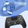 PS4 / PS5 - Controller wireless Bluetooth - doppia vibrazione - PC / Android