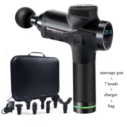 Massage gun - muscle pain relief / relaxation - electric body massager - 30 speeds - 2500mAH