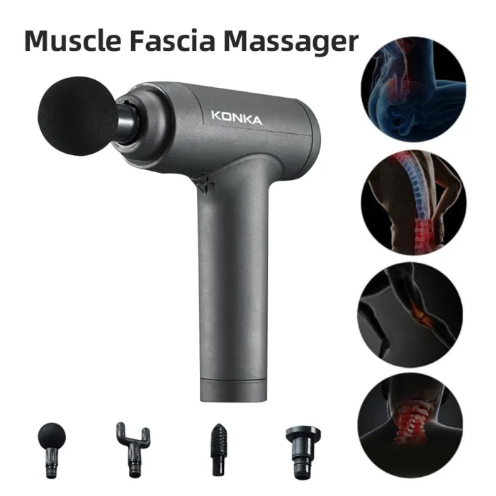 Massage gun - deep muscle relaxation - 6-modes - body massager