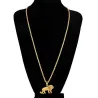 CollarCollar de moda con león - oro