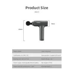 Massage gun - deep muscle relaxation - 6-modes - body massager