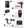 Arma de massagem - alívio da dor muscular / relaxamento - massageador de corpo elétrico - 30 velocidades - 2500mAH