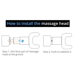 Phoenix A2 - massage pistol - muskelavslappning - smärtlindring - full kropp massager