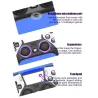 PS4 / PS5 - Contrôleur sans fil Bluetooth - double vibration - PC /Android