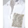 Blusas y camisasCamisa de manga larga de lentejuelas  brillante pantalón brillante - conjunto