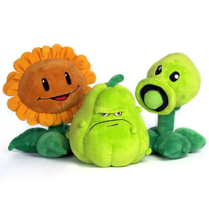 Piante Zombie - piselli - girasole - pesche - peluche - 30cm