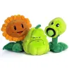 Zombie Pflanzen - Erbsen - Sonnenblume - Squash - Plüschspielzeug - 30cm