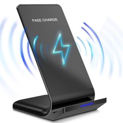 10W / 15W - carregador sem fio - carregamento rápido - stand para iPhone / Samsung