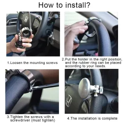 Cubre volanteMango del volante del coche - Spinner knob