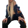 Hoodies & JerséisTrajes de moda con mariposas impresas - capucha / pantalones - conjunto
