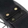 CinturonesCinturón retro - hebilla ancha y cuerdas - corset de cuero elástico