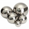 Zilveren decoratieve bal - spiegeleffect - roestvrij staalKantoor